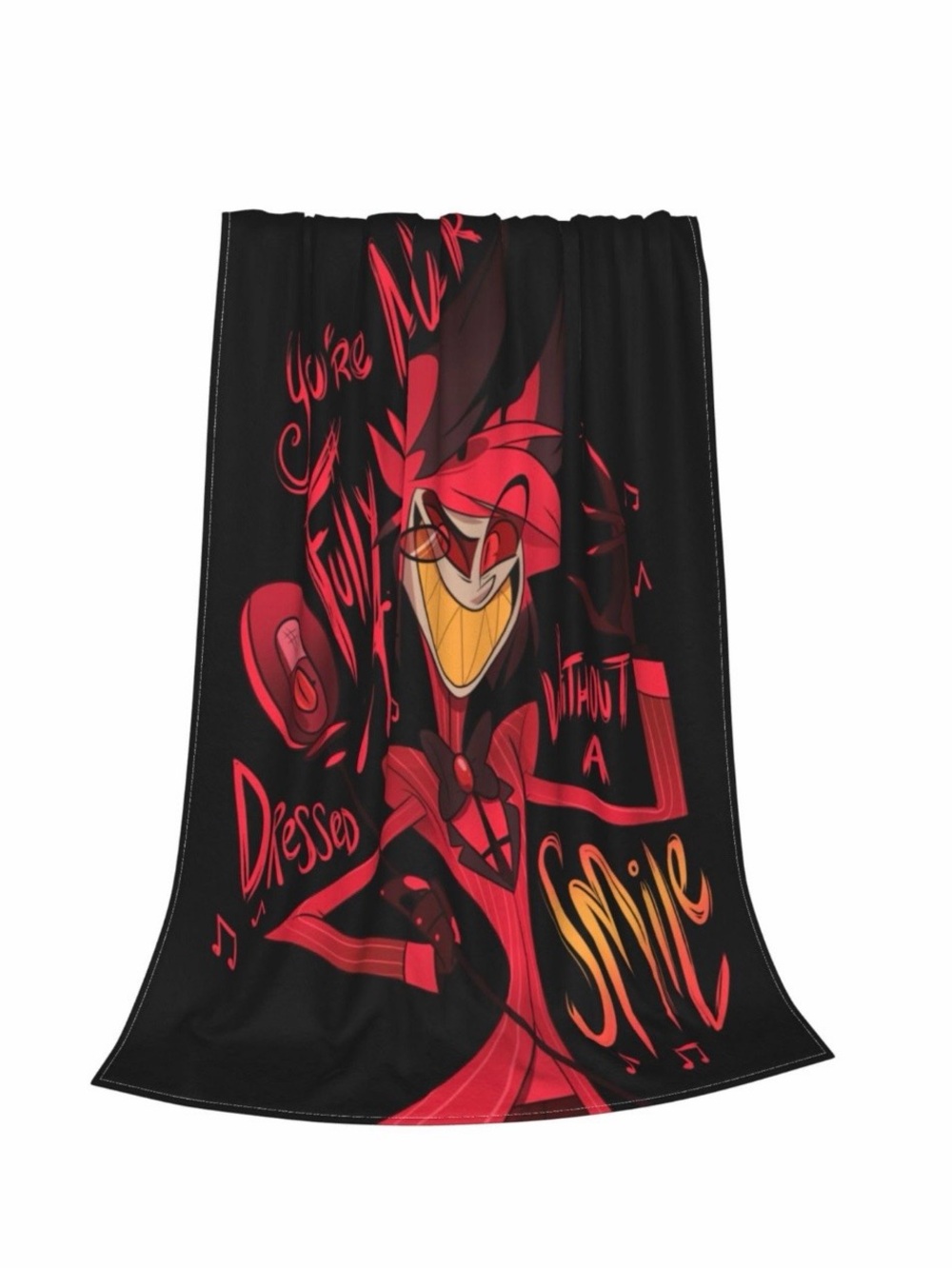 Hazbin Hotel Alastor Fleece Blanket 40x50”
New